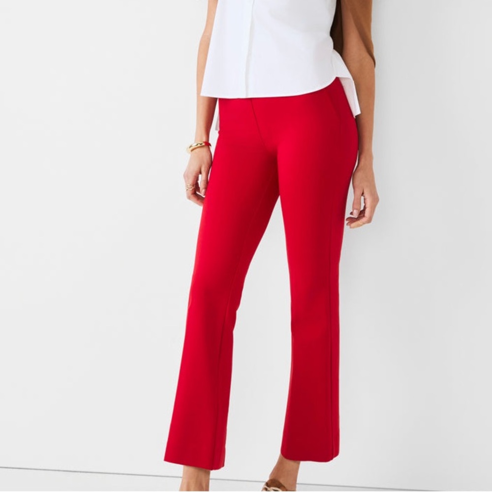 Elegant Red Women's spanx Pants